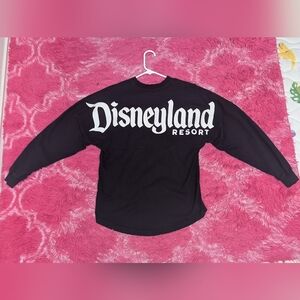 Disneyland Resort Jersey Size XS  Womens Long Sleeve Shirt Black Disney Tops